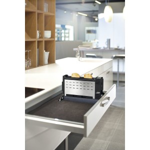 Toster do zabudowy ET-10, 900W, 230/240V, stal nierdzewna/tworzywo czarne