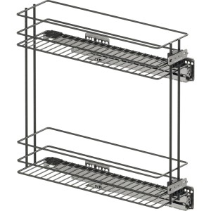 VS SUB Rack Wysuw podblatowy Classic - zestaw szer. korp. 200 mm, antracyt
