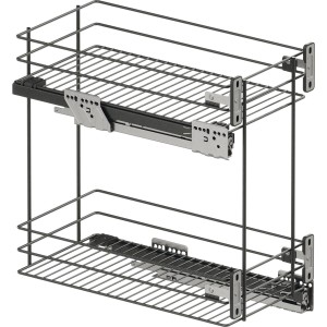 VS SUB Rack Wysuw podblatowy Classic - zestaw szer. korp. 300 mm, antracyt