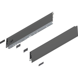 BLUM MERIVOBOX Zestaw M,BLUMOTION B, 40kg,500mm,antracyt mat