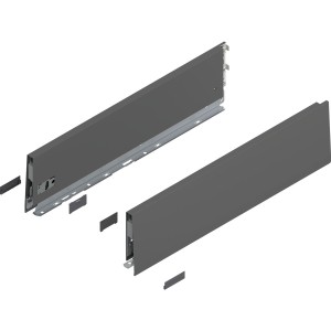 BLUM MERIVOBOX Zestaw K,BLUMOTION B, 40kg,500mm,antracyt mat